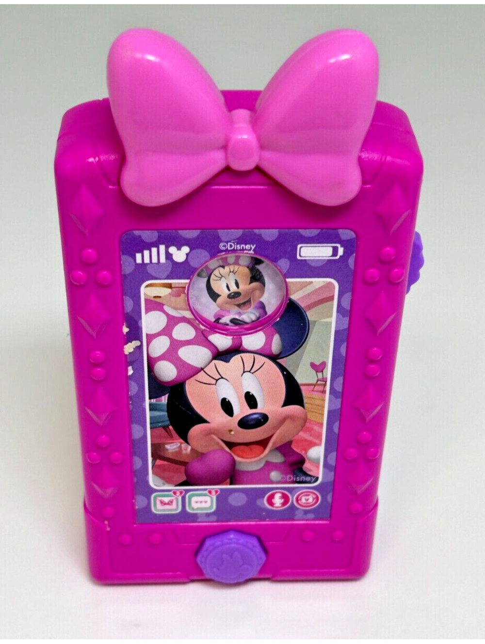 Disney Just Play Minnie Mouse Pink Play Cell Phone Lights And Sounds